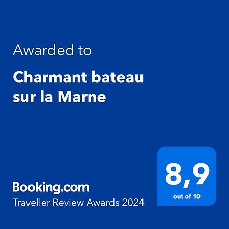 Charmant Bateau Sur La Marne Jouarre Exterior foto